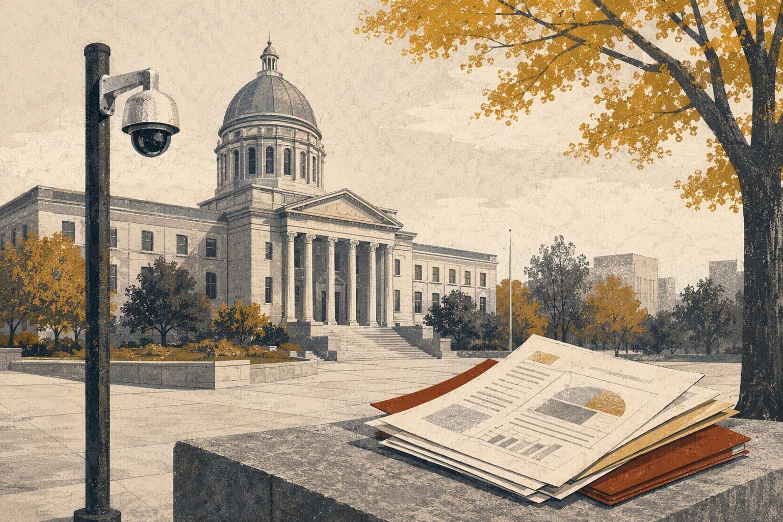 Civic Camera Oversight - illustration, Jake Team LLC