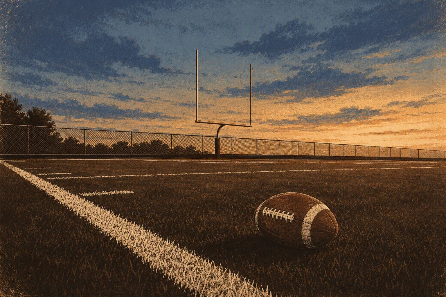 High School Football Season - illustration, Jake Team LLC