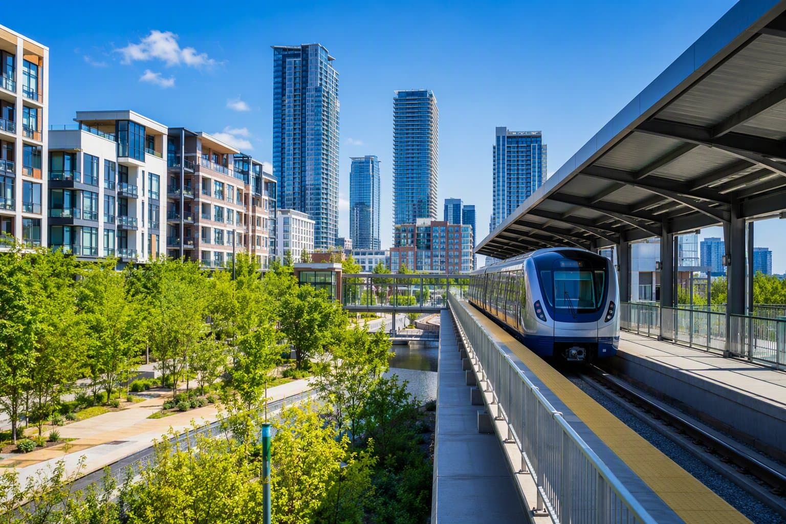 Transit-Oriented Development - illustration, Jake Team LLC