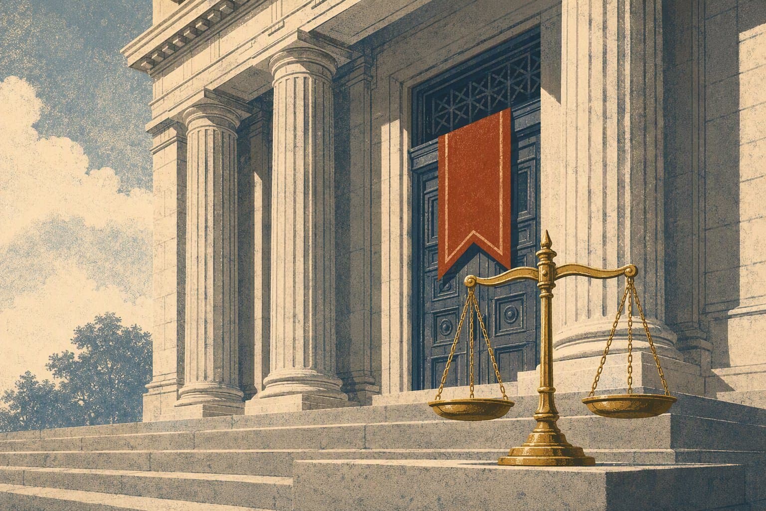 District Attorney Race - illustration, Jake Team LLC