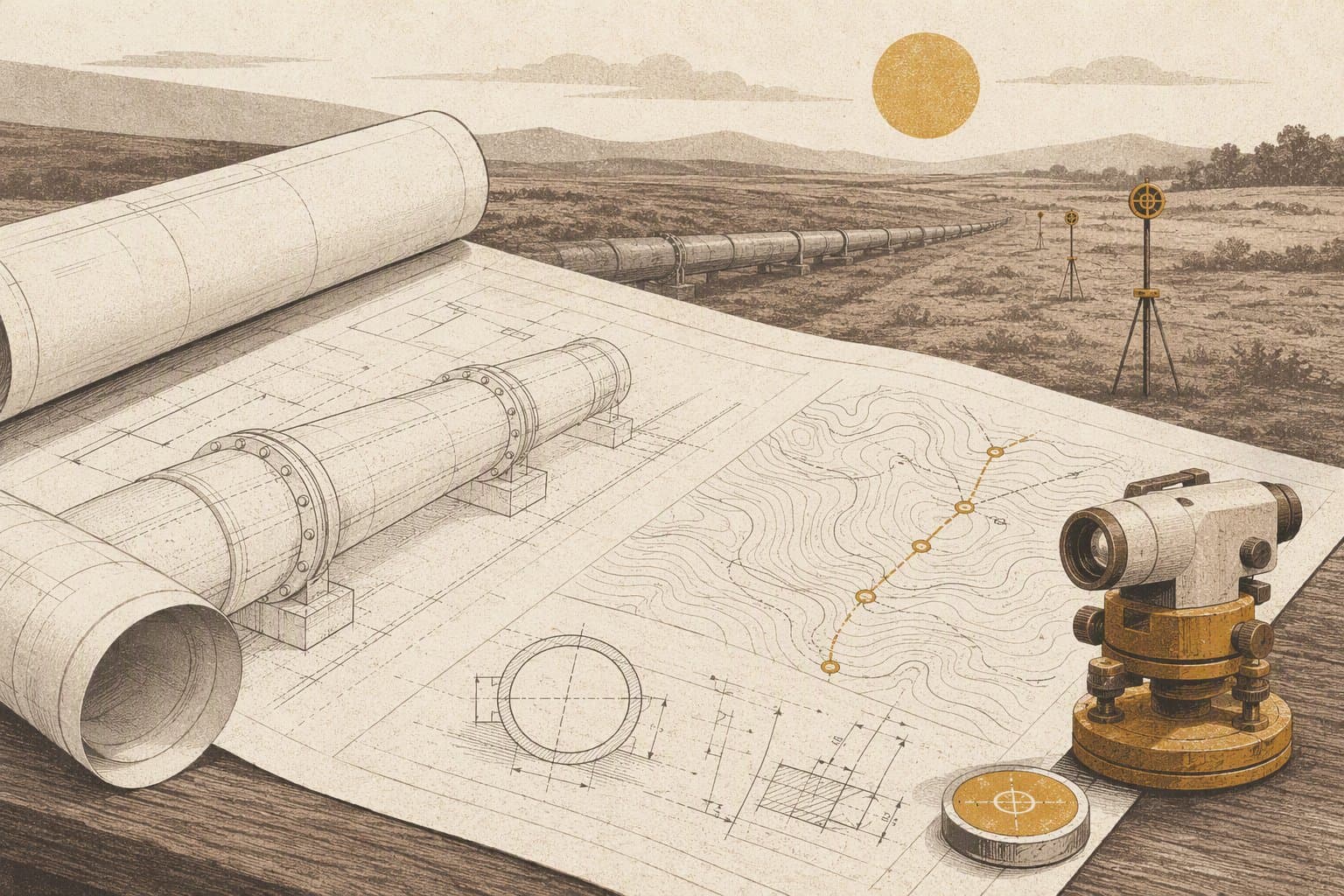 Infrastructure planning - illustration, Jake Team LLC
