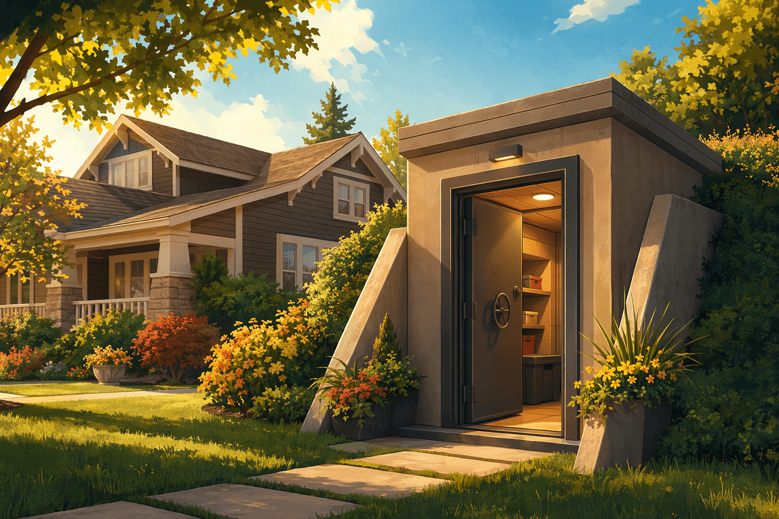 Safe rooms - illustration, Jake Team LLC