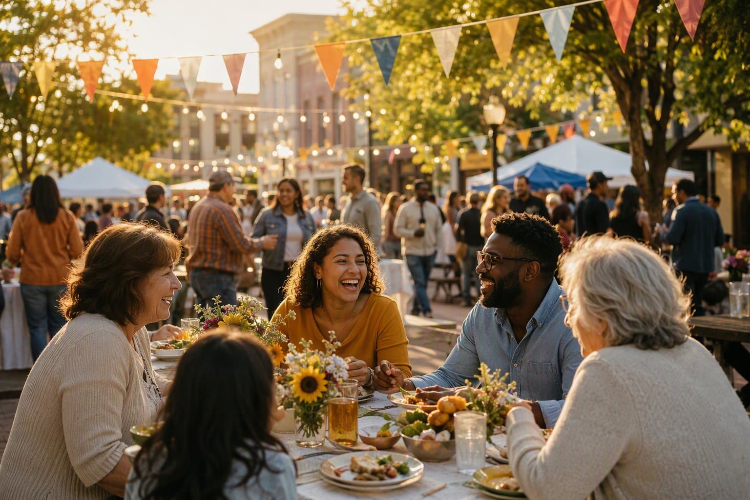 Community Food Anniversary - illustration, Jake Team LLC