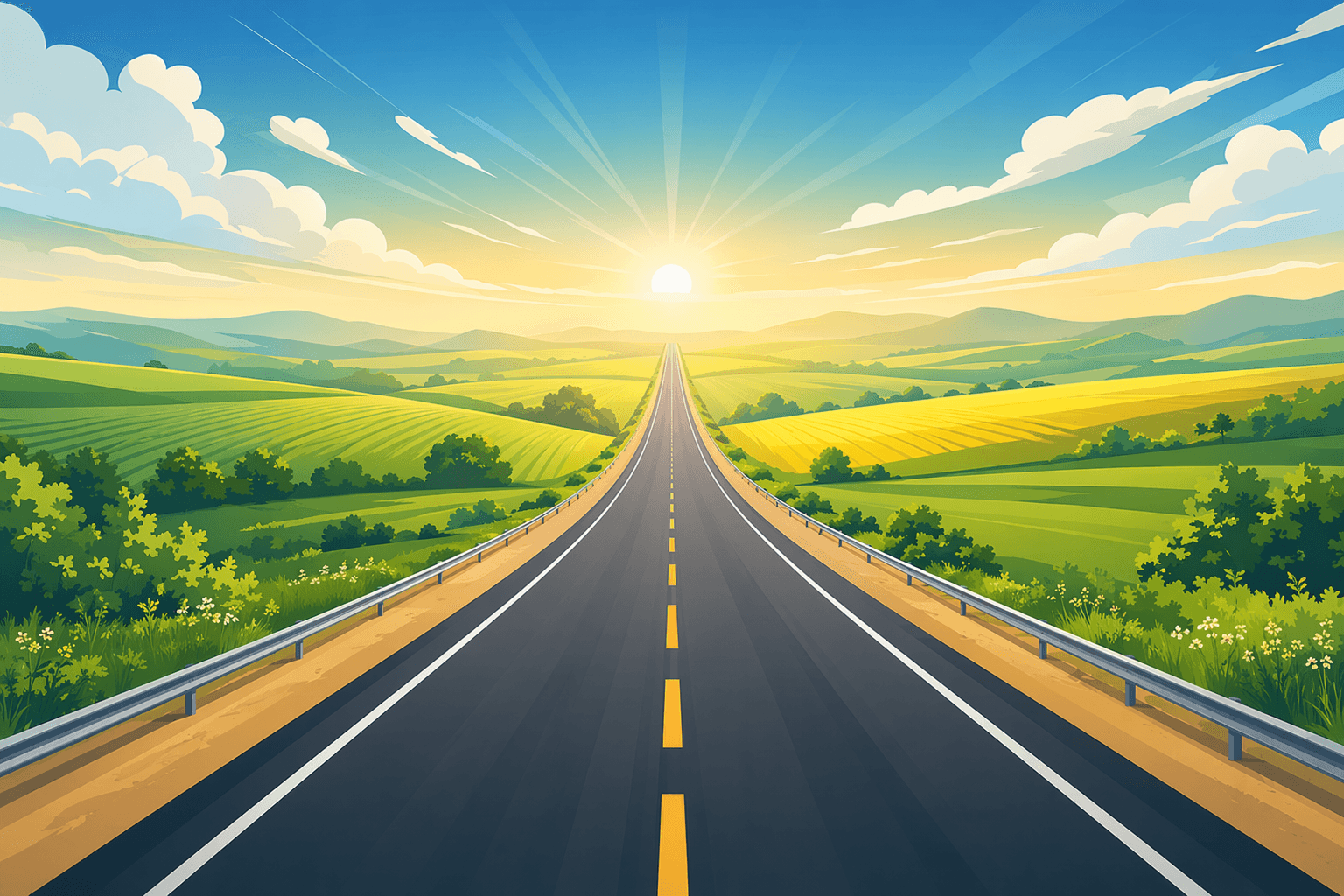 Roadwork begins - illustration, Jake Team LLC