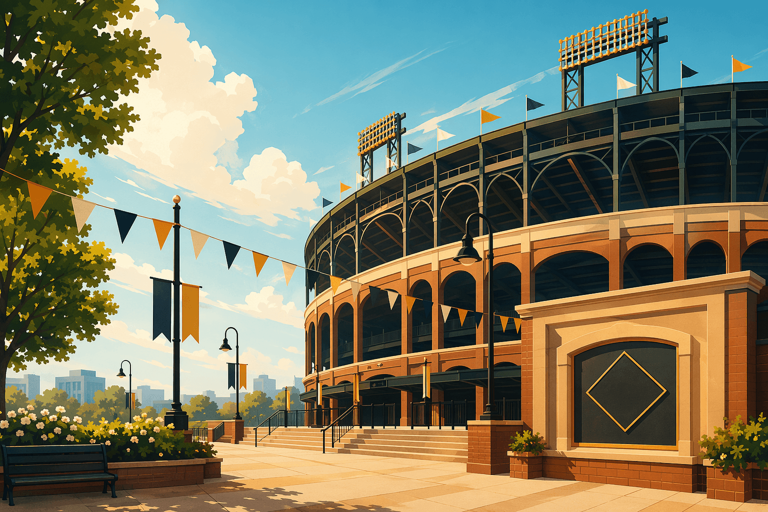 Baseball game - illustration, Jake Team LLC