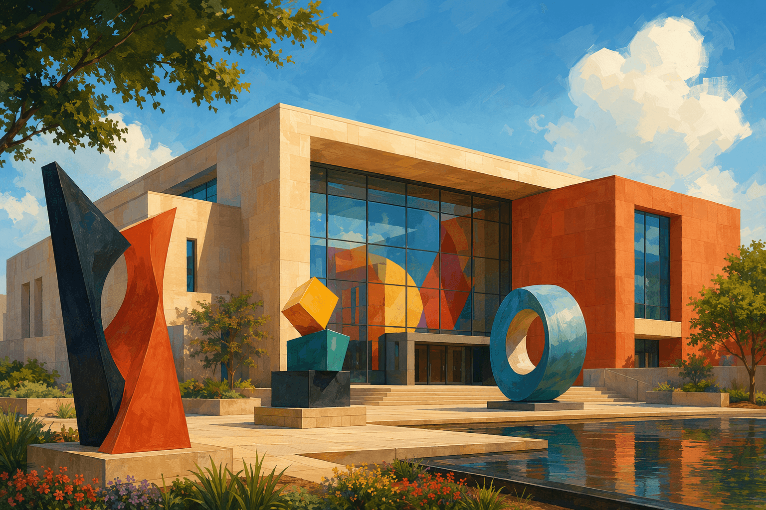 Museum opening - illustration, Jake Team LLC