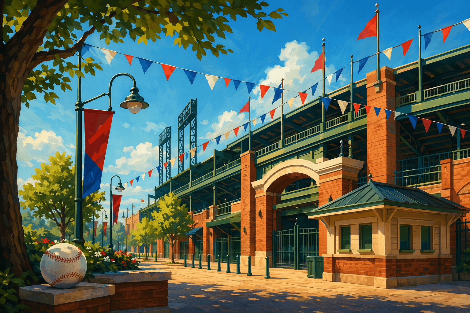 Baseball game - illustration, Jake Team LLC