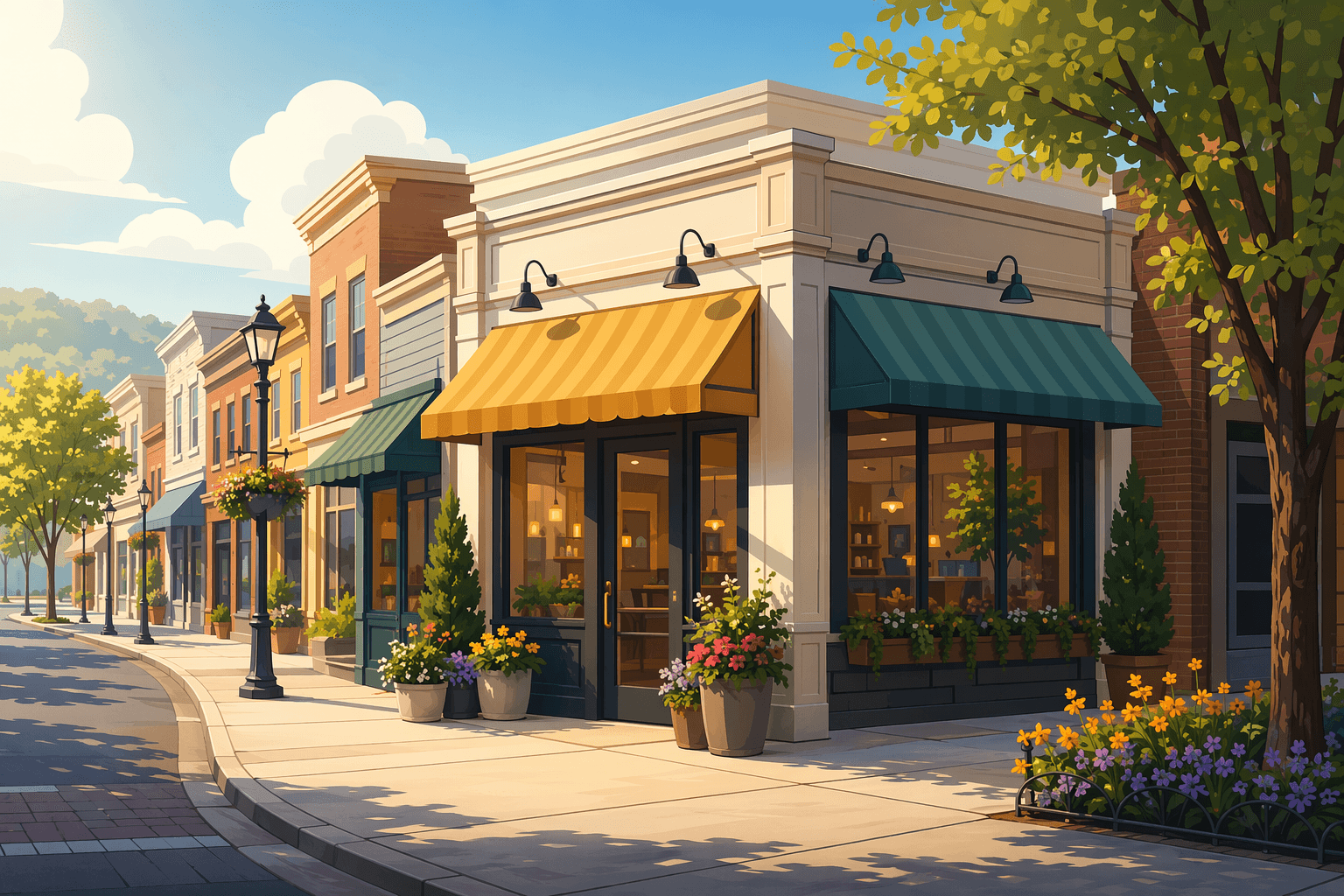 New Town Center - illustration, Jake Team LLC