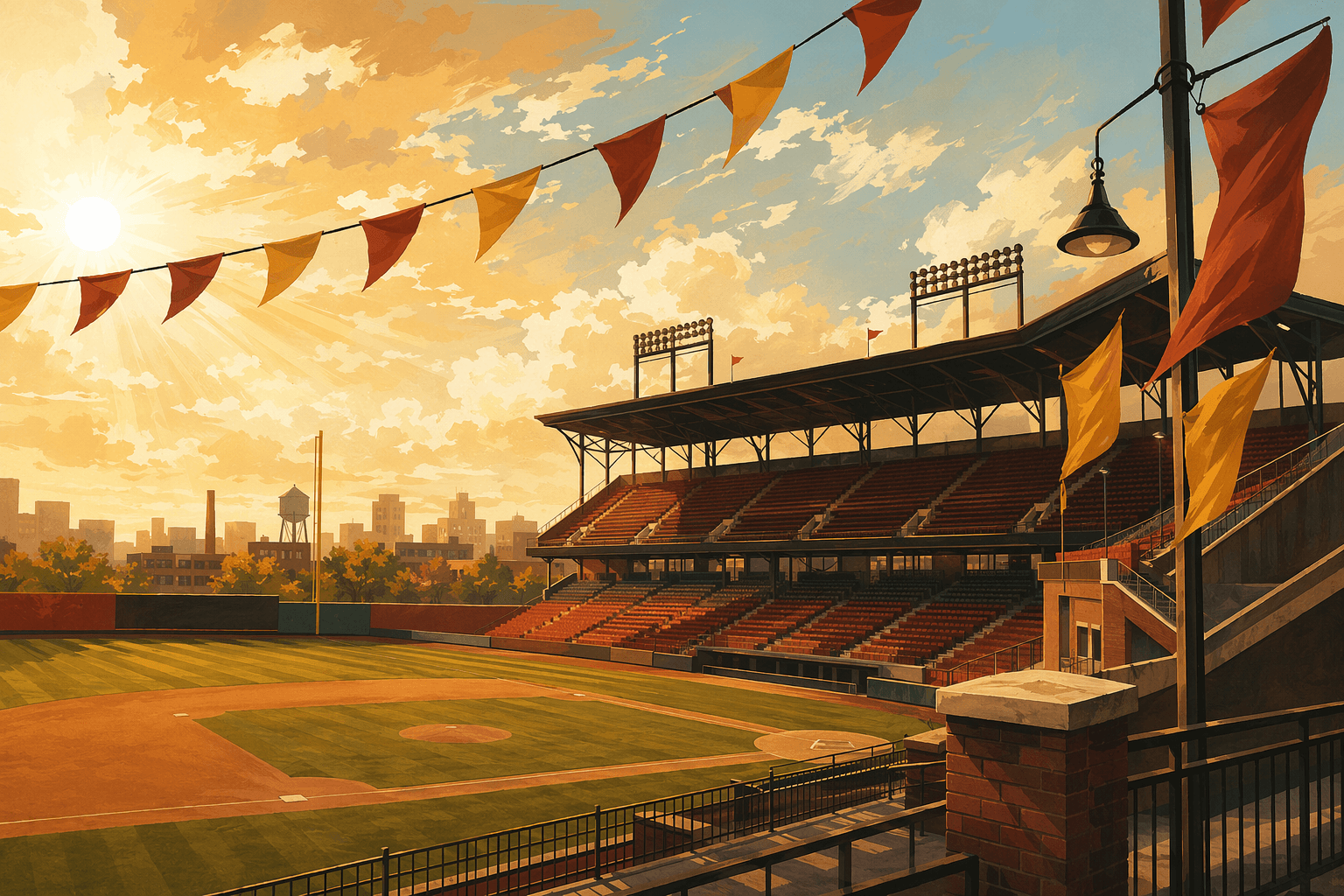 Baseball game - illustration, Jake Team LLC