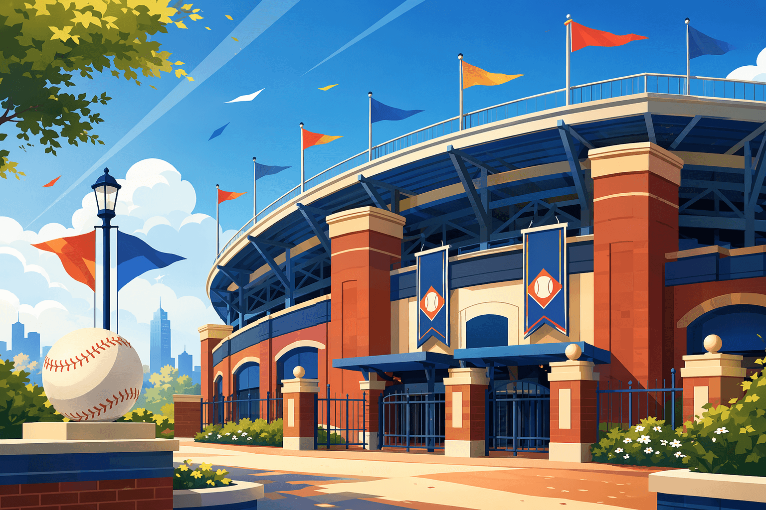 Baseball game - illustration, Jake Team LLC
