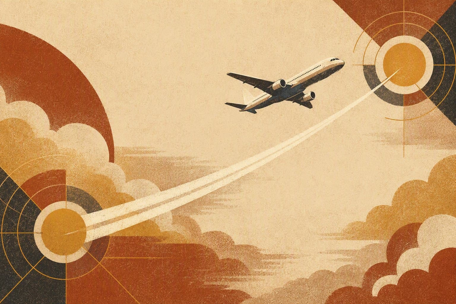 Global Air Travel - illustration, Jake Team LLC