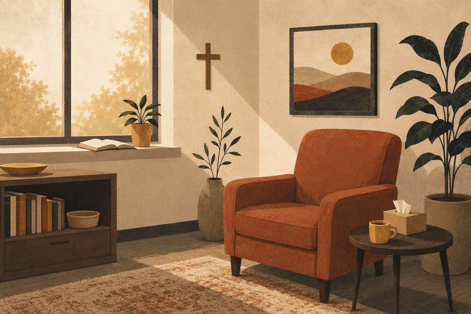 Faith & Care - illustration, Jake Team LLC