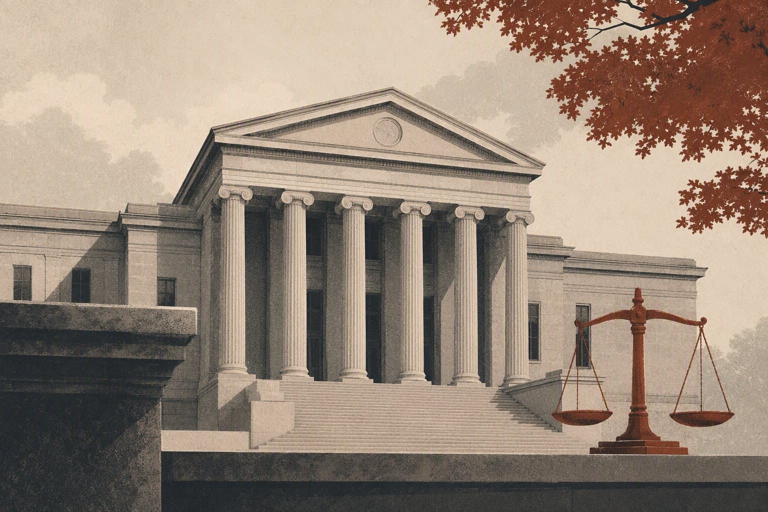 solemn justice - illustration, Jake Team LLC