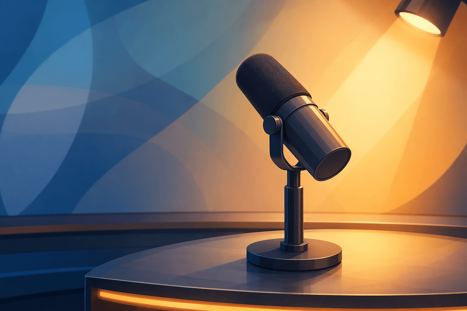News anchor departure - illustration, Jake Team LLC