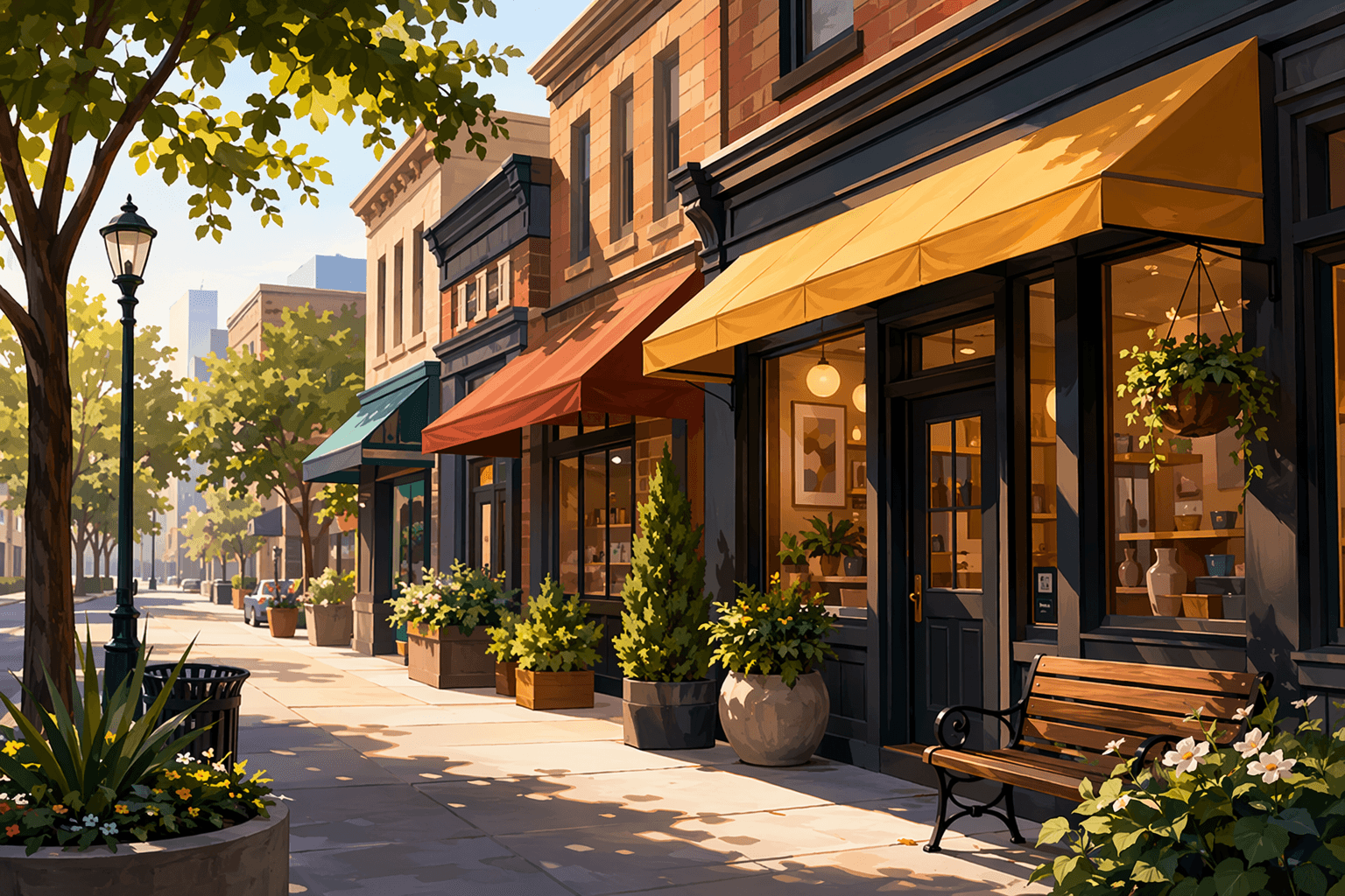 Downtown Business Listing - illustration, Jake Team LLC