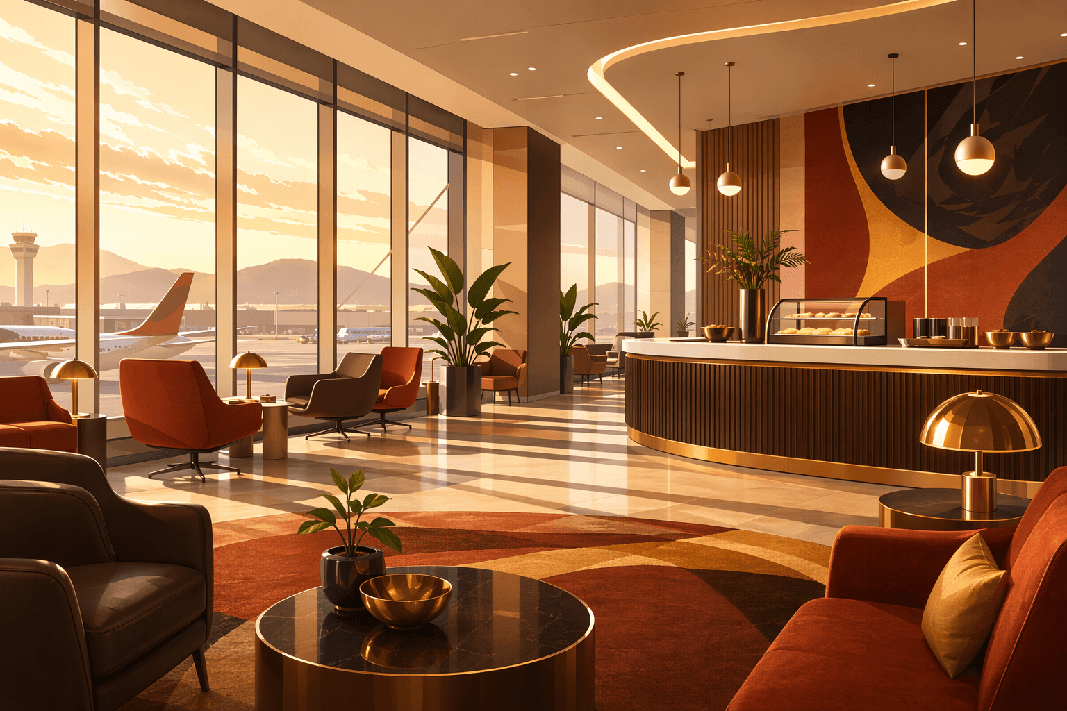 Airport Lounge Expansion - illustration, Jake Team LLC