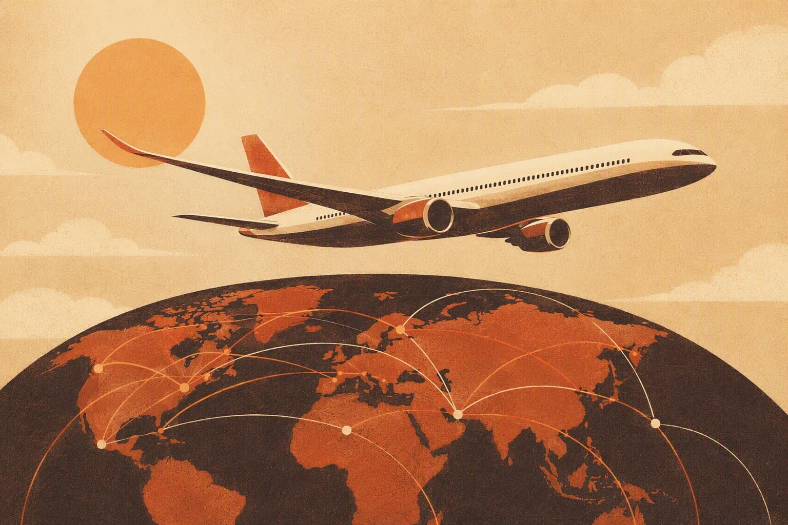 Global Aviation - illustration, Jake Team LLC