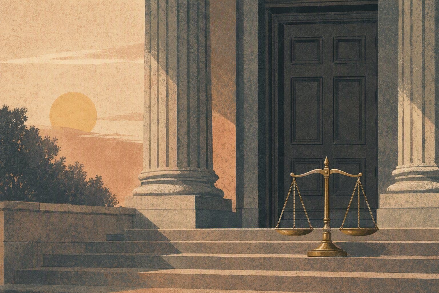 Justice & Inquiry - illustration, Jake Team LLC