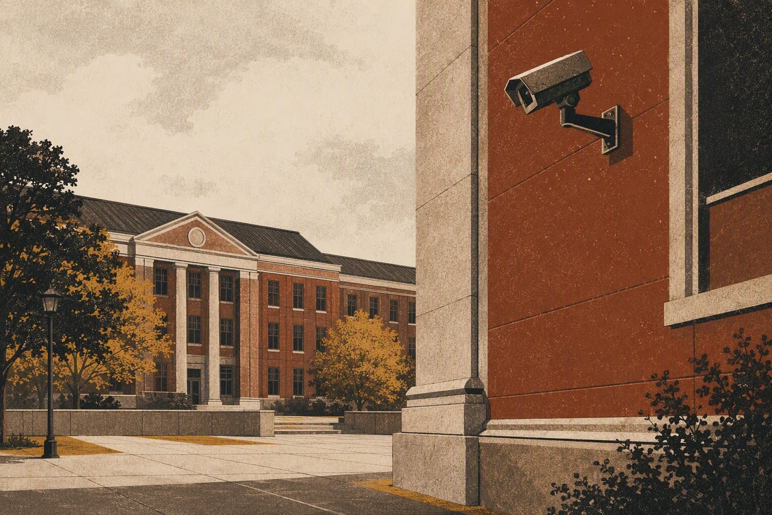 Civic Surveillance Debate - illustration, Jake Team LLC