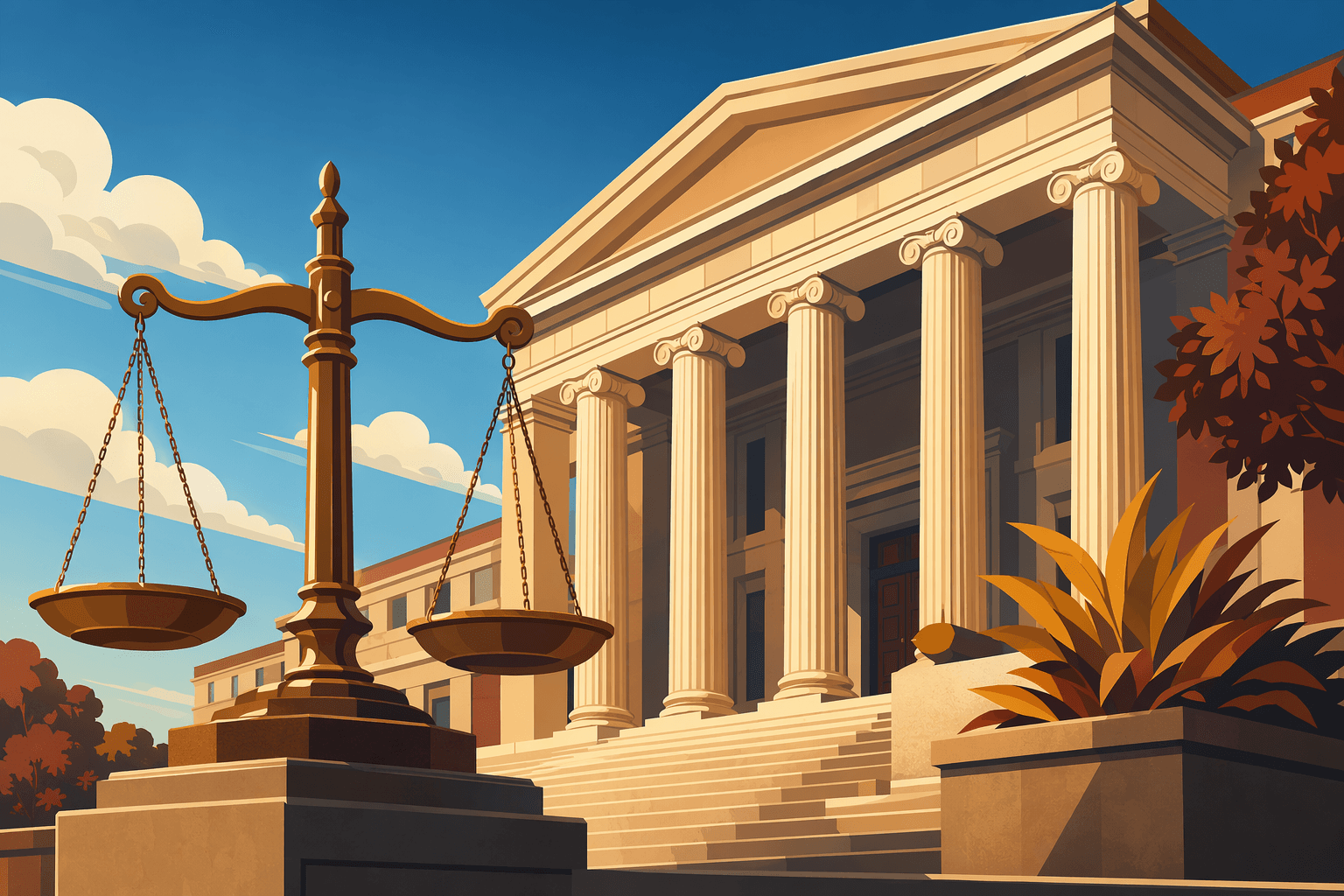 Federal Justice - illustration, Jake Team LLC