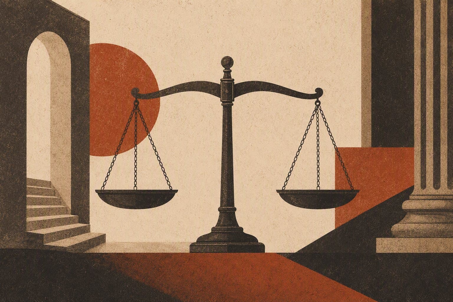 justice and inquiry - illustration, Jake Team LLC
