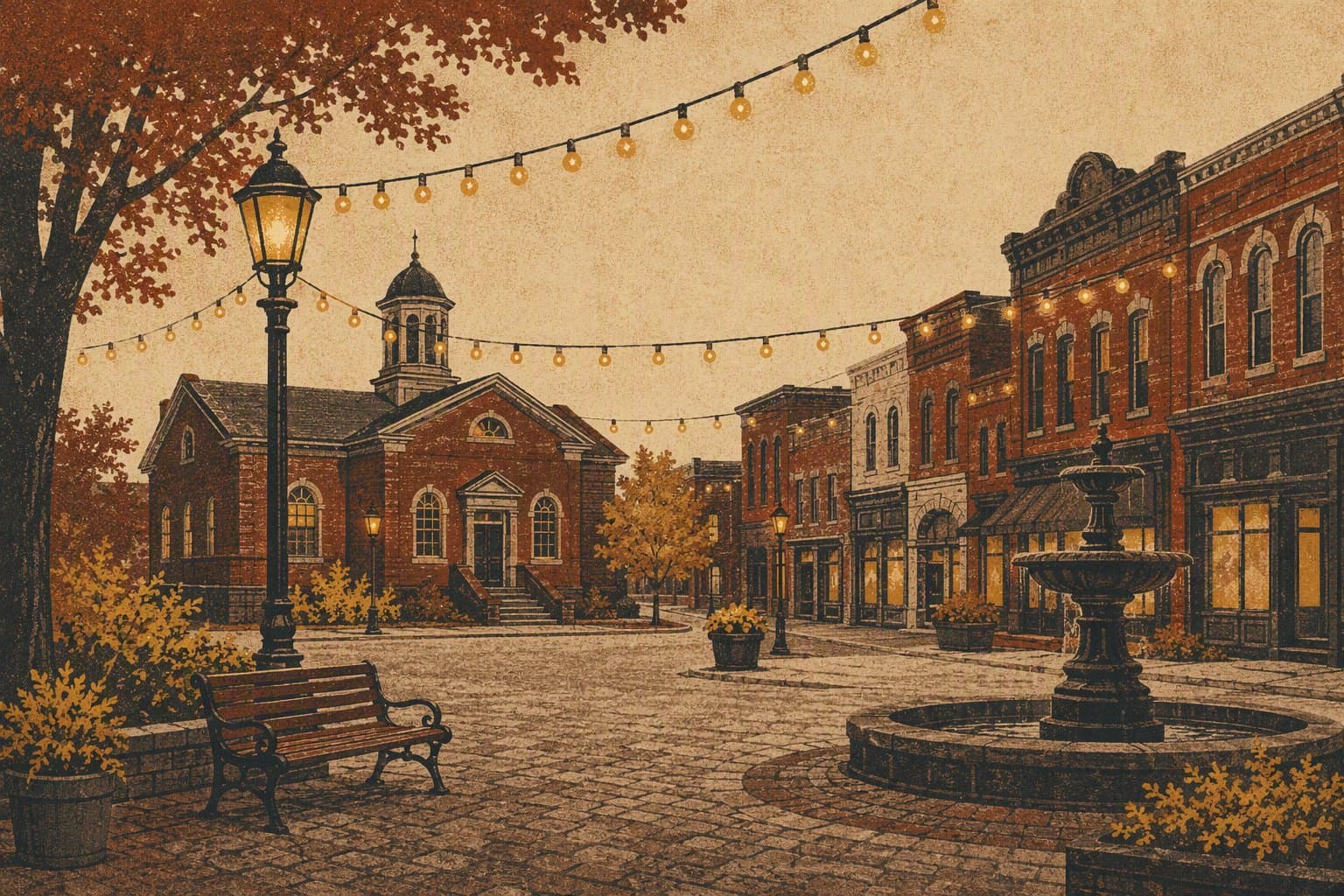 heritage tourism district - illustration, Jake Team LLC