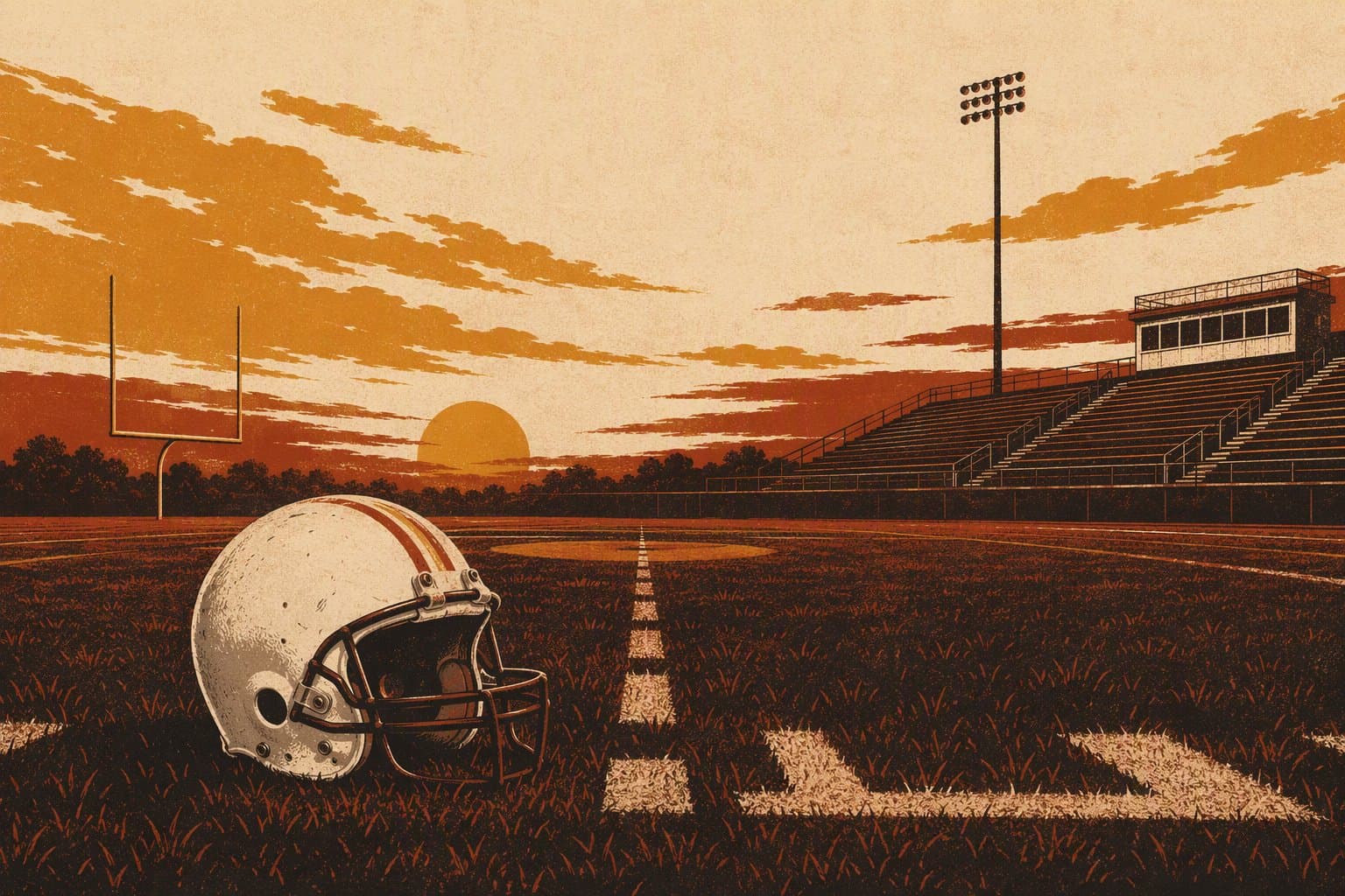 High School Football - illustration, Jake Team LLC