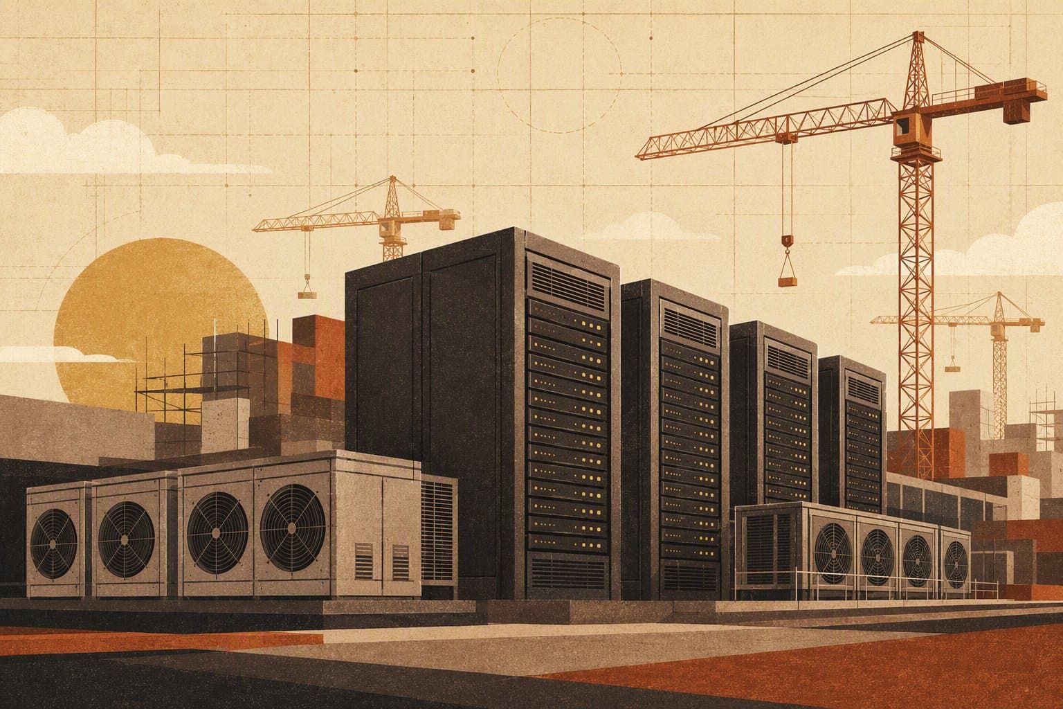 Data Center Infrastructure - illustration, Jake Team LLC