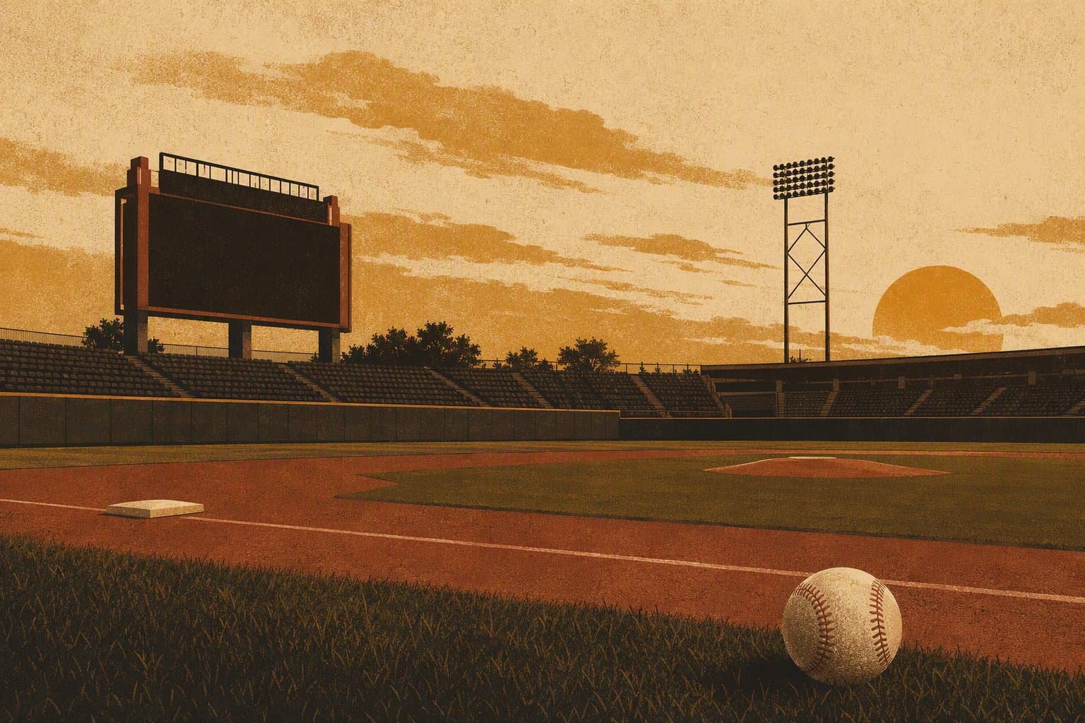 Sacramento baseball victory - illustration, Jake Team LLC