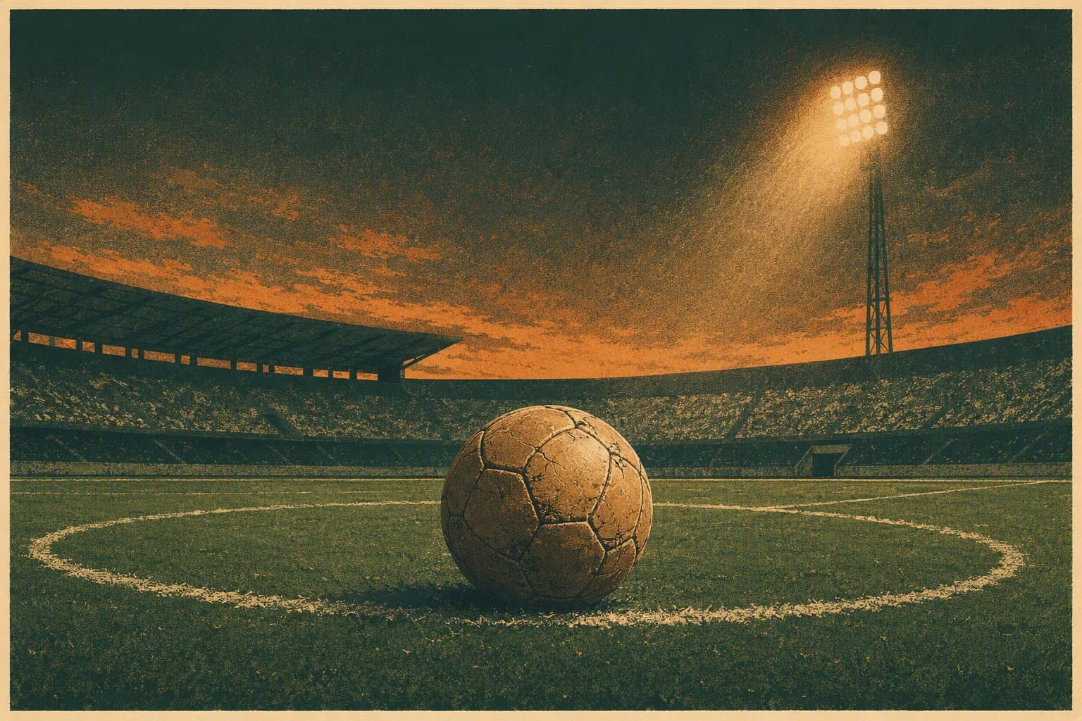 late soccer victory - illustration, Jake Team LLC