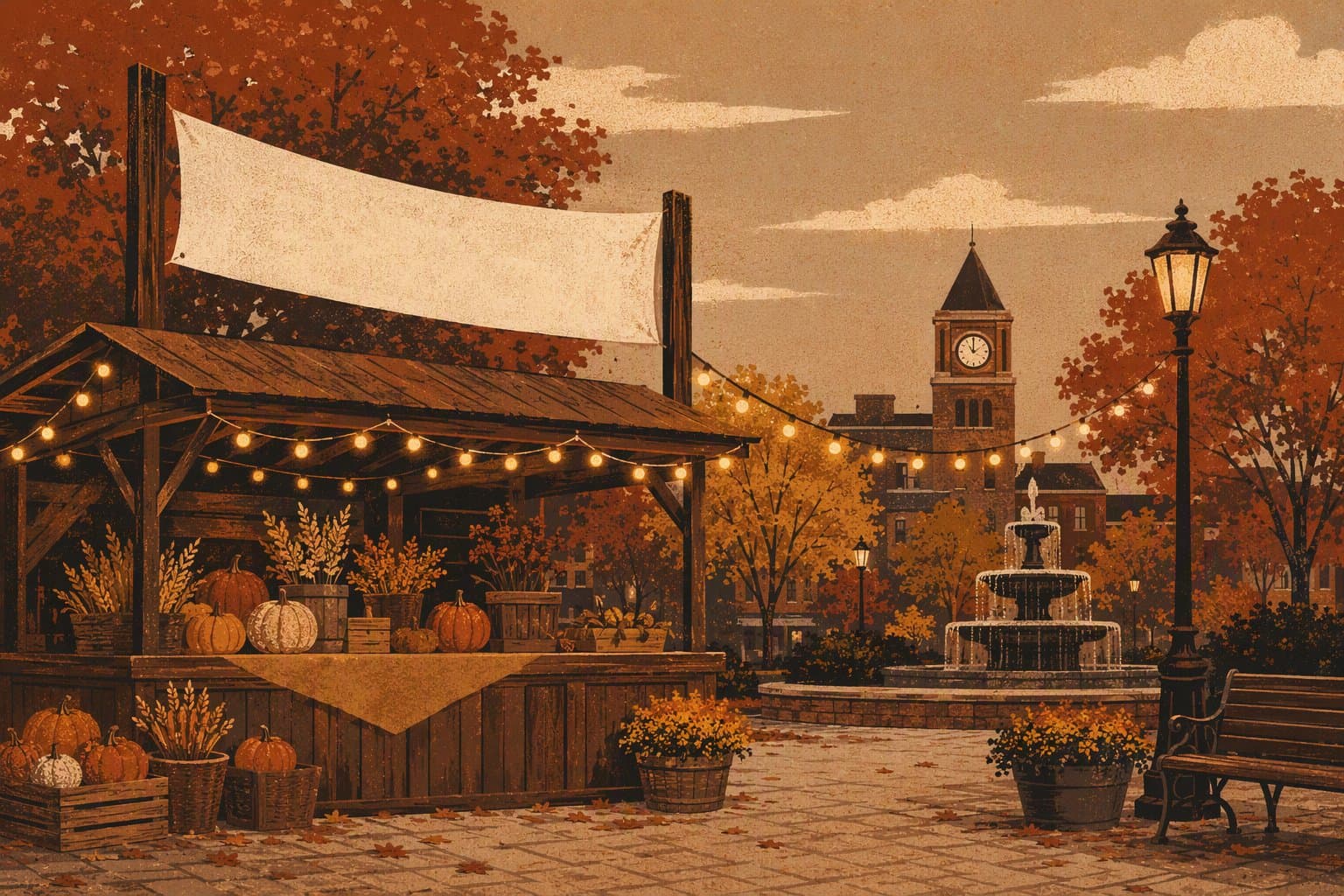 Fall Food Festival - illustration, Jake Team LLC