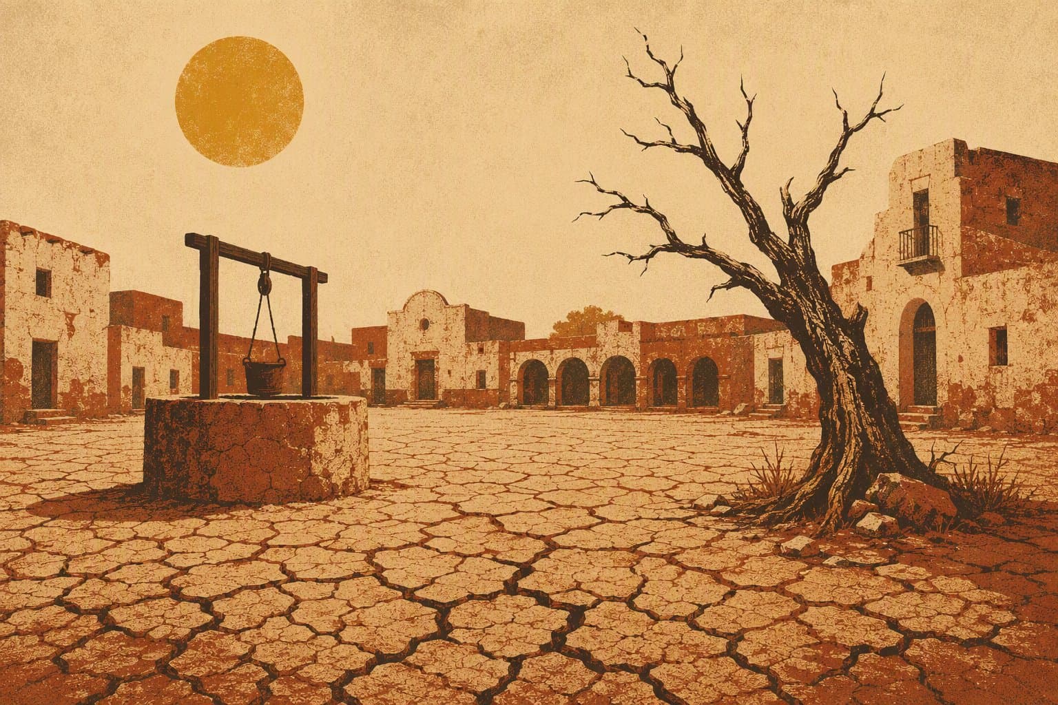 Drought & Heat - illustration, Jake Team LLC