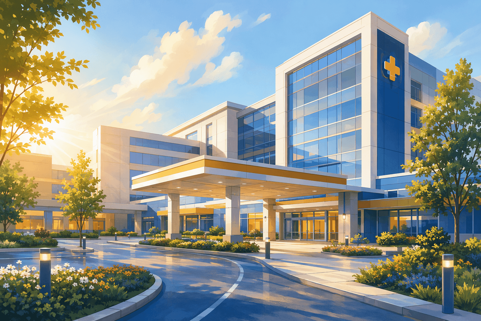 Hospital Expansion - illustration, Jake Team LLC