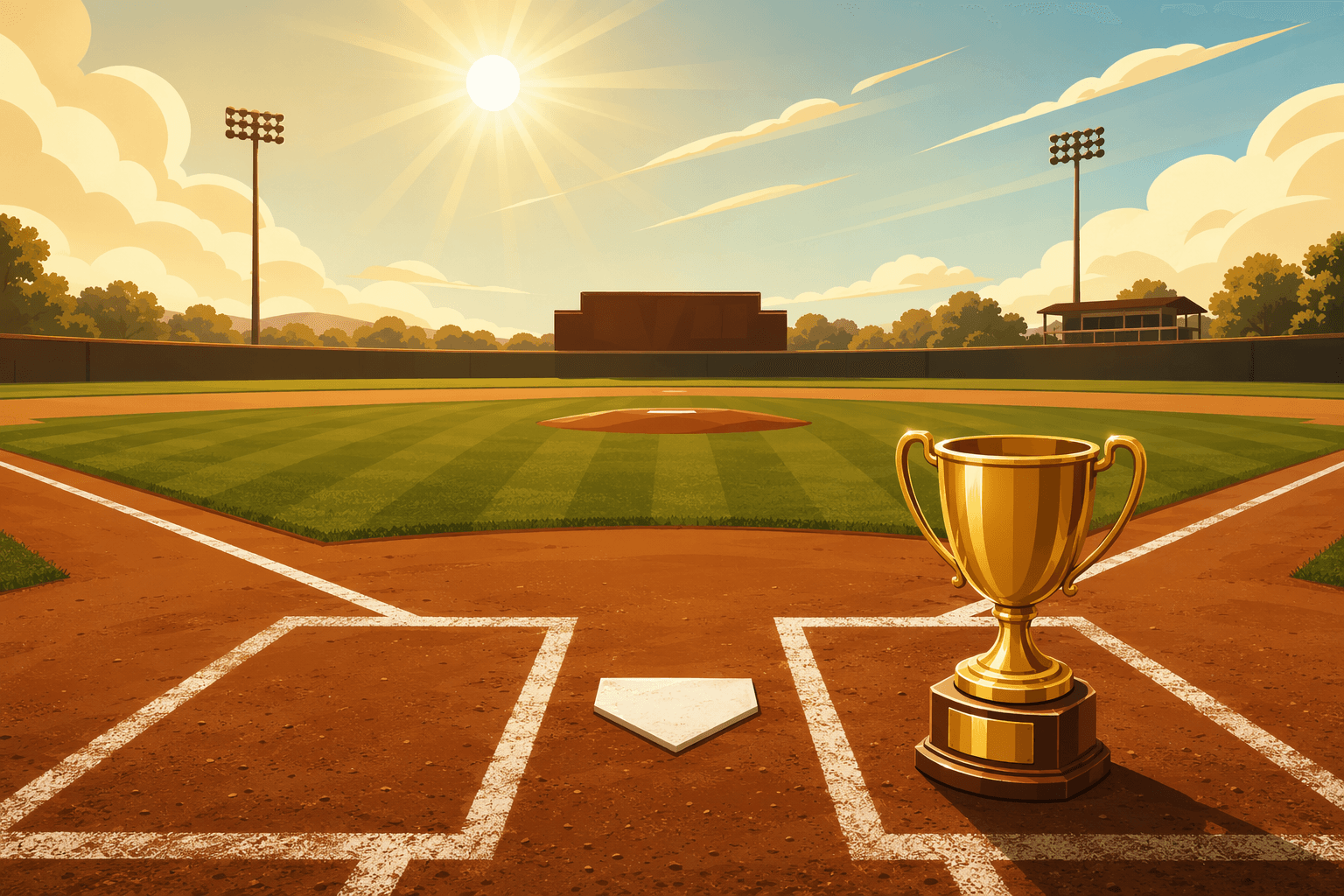 Baseball Victory - illustration, Jake Team LLC