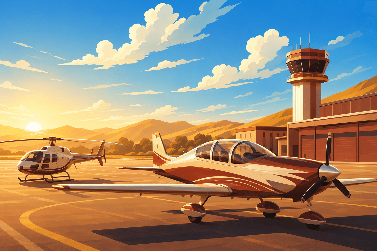 Aviation Training Milestone - illustration, Jake Team LLC
