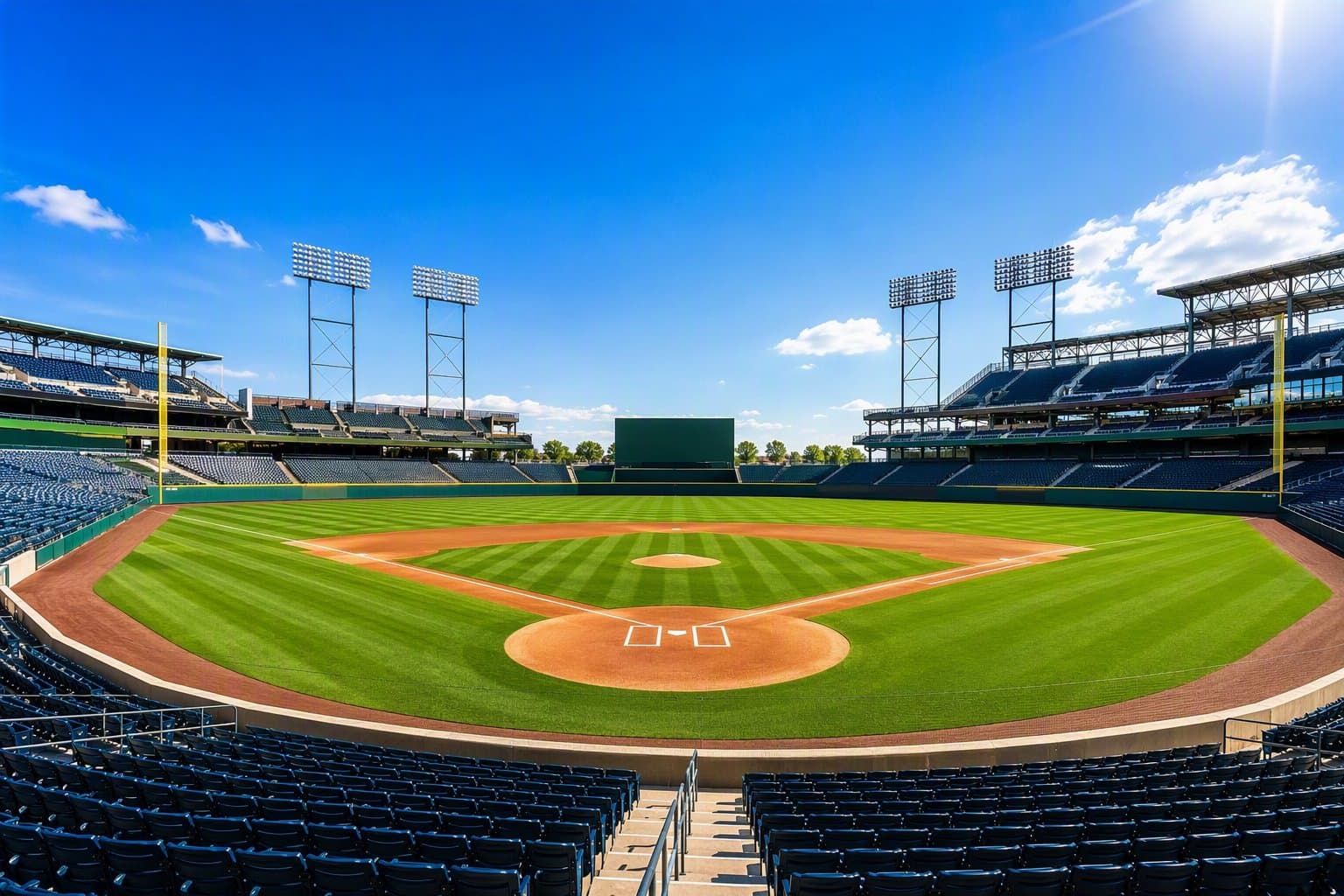 Empty Stadium - illustration, Jake Team LLC