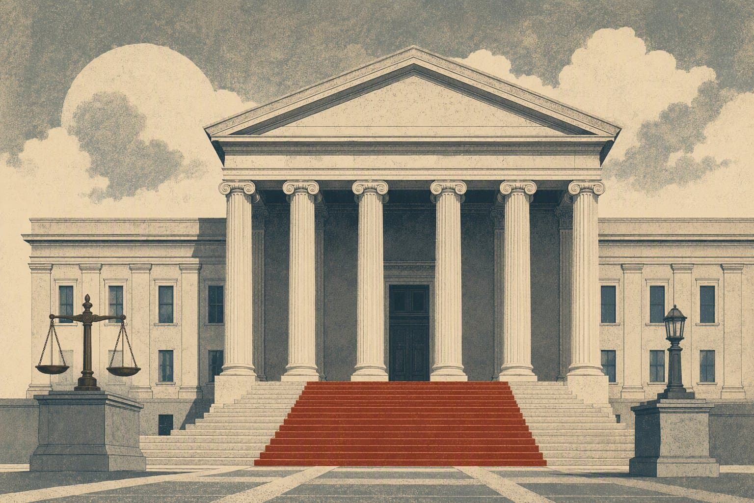 justice and community - illustration, Jake Team LLC
