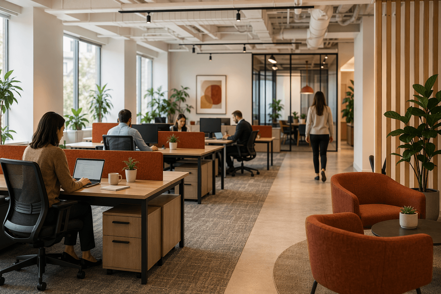 Generic Business Interior - illustration, Jake Team LLC