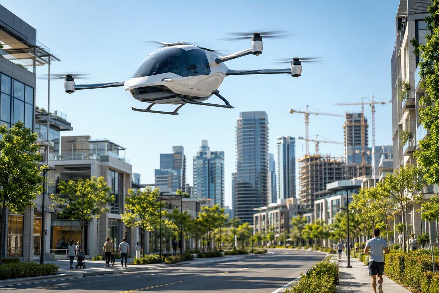 Urban Air Mobility - illustration, Jake Team LLC