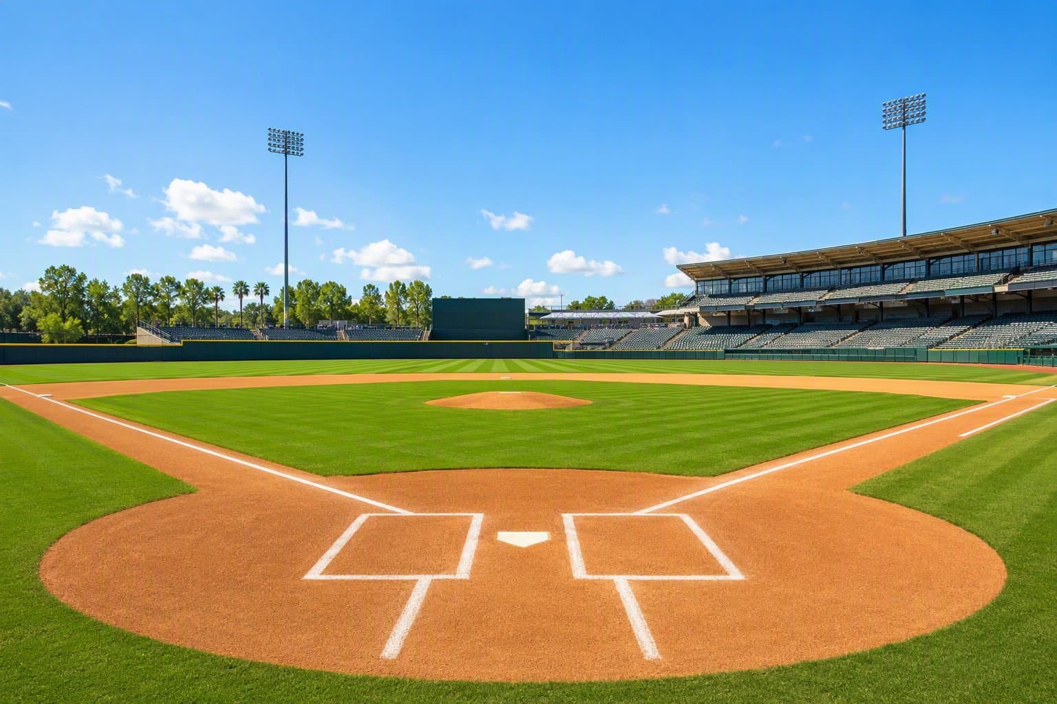 Baseball Stadium - illustration, Jake Team LLC