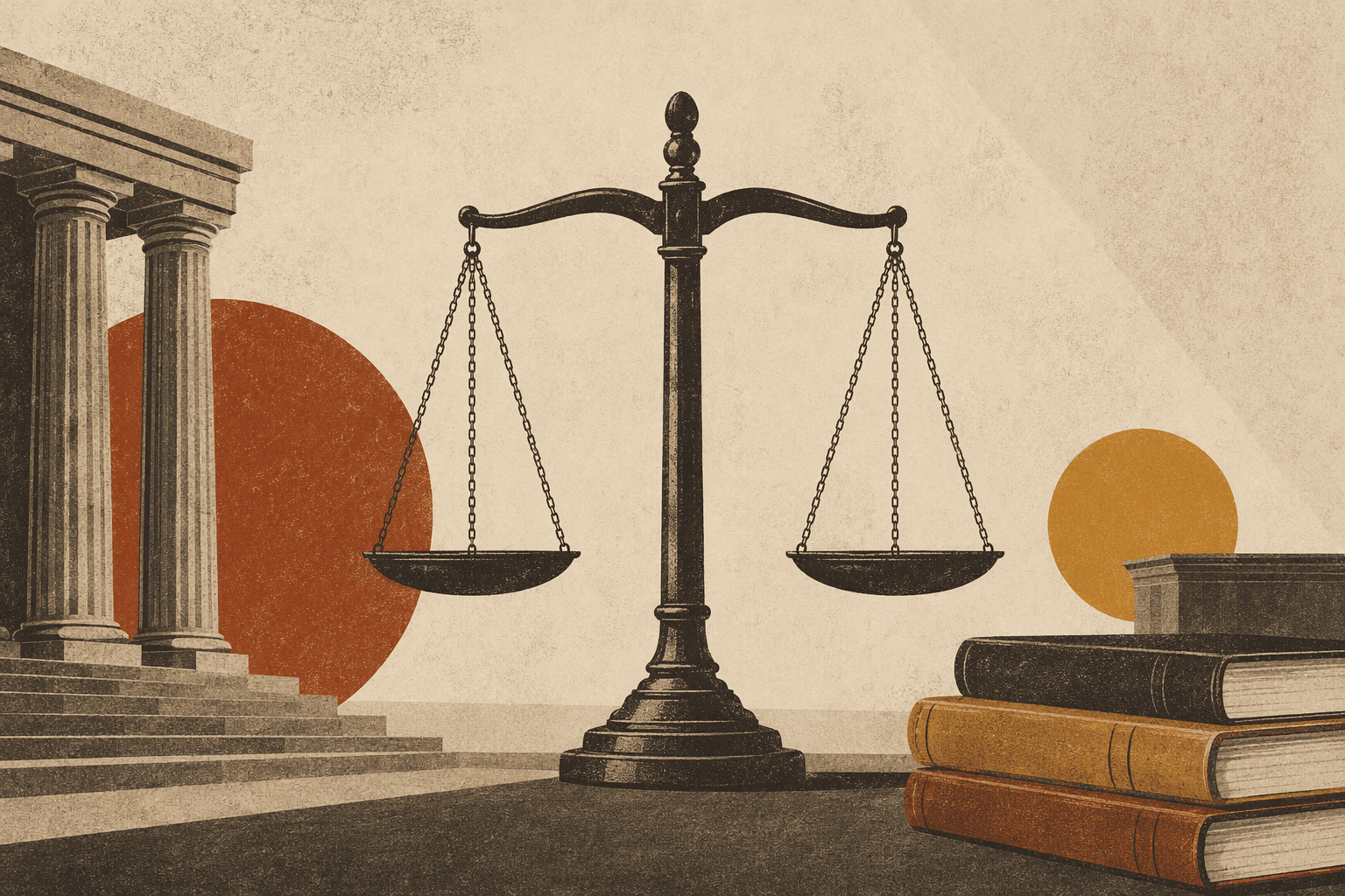 justice and inquiry - illustration, Jake Team LLC