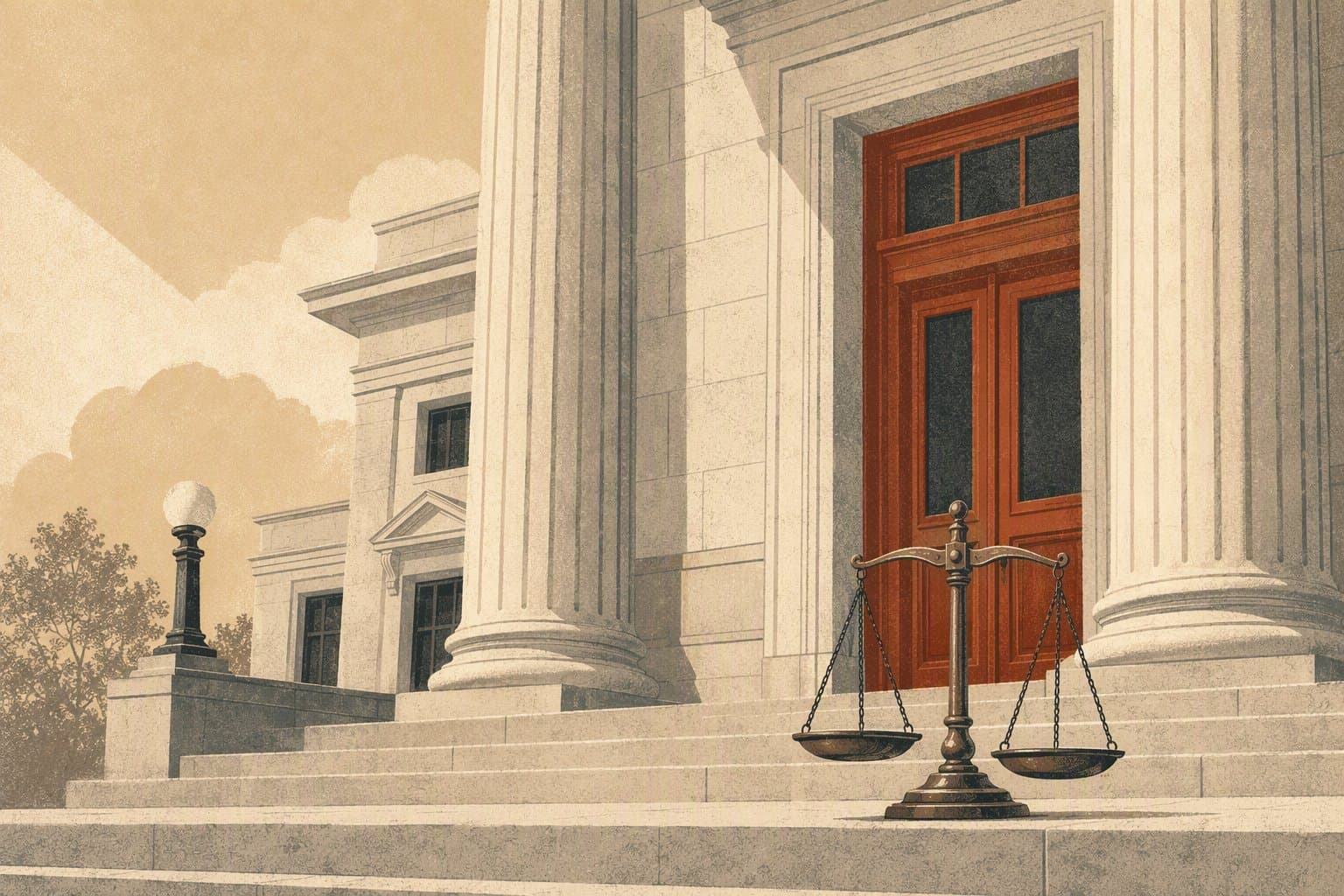Fort Worth justice - illustration, Jake Team LLC