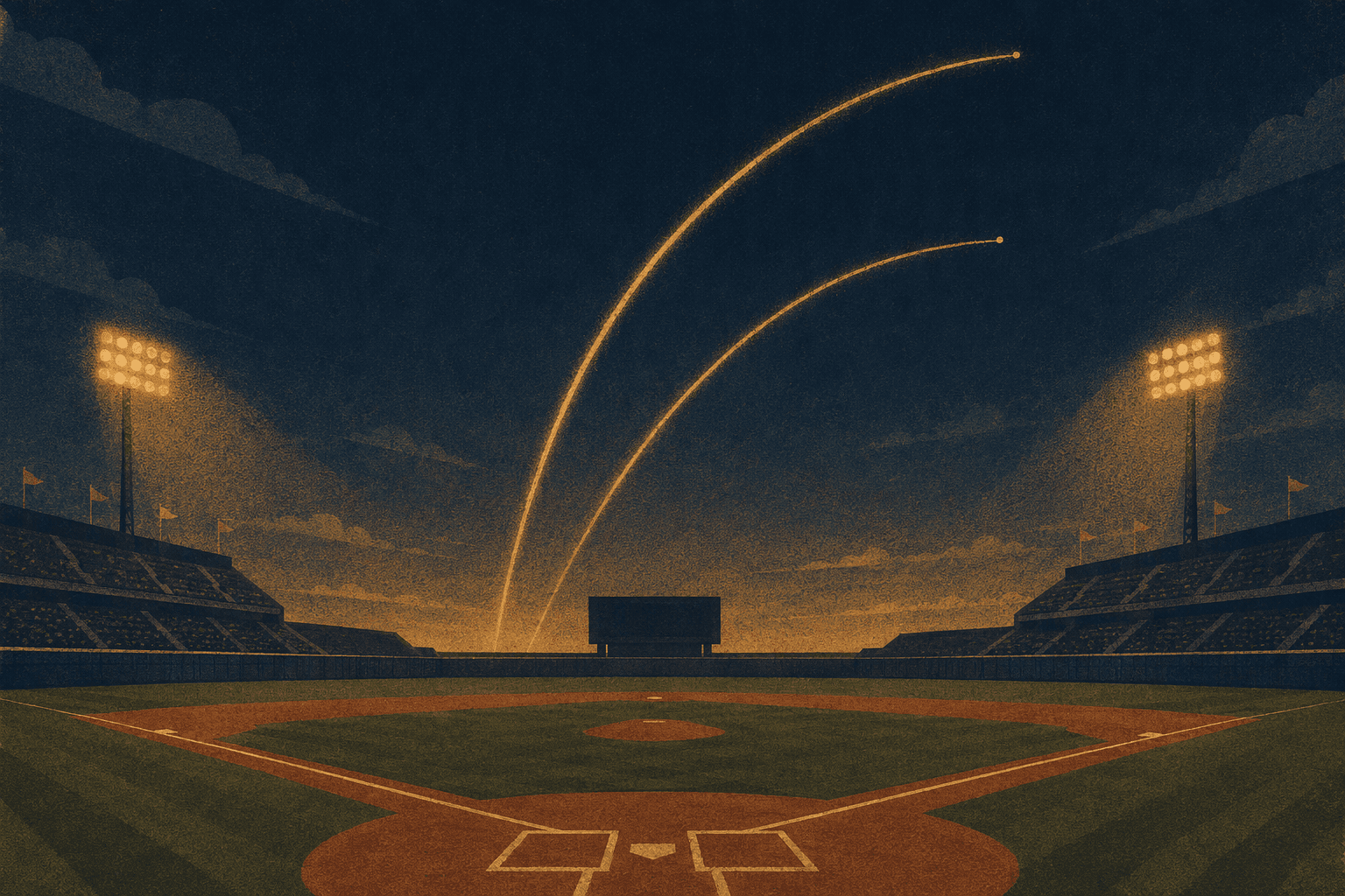 Baseball Shutout Victory - illustration, Jake Team LLC
