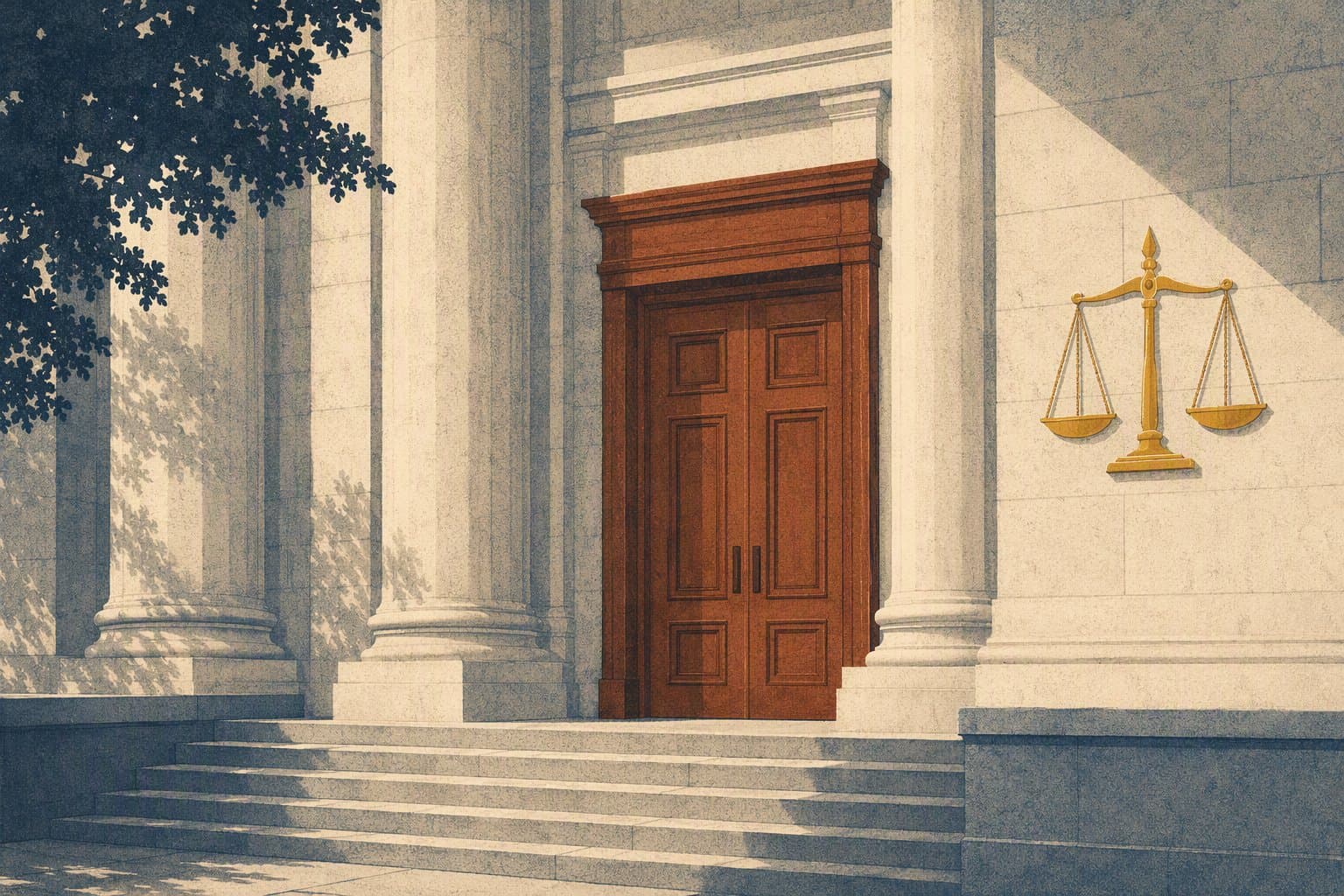 Fort Worth Justice - illustration, Jake Team LLC