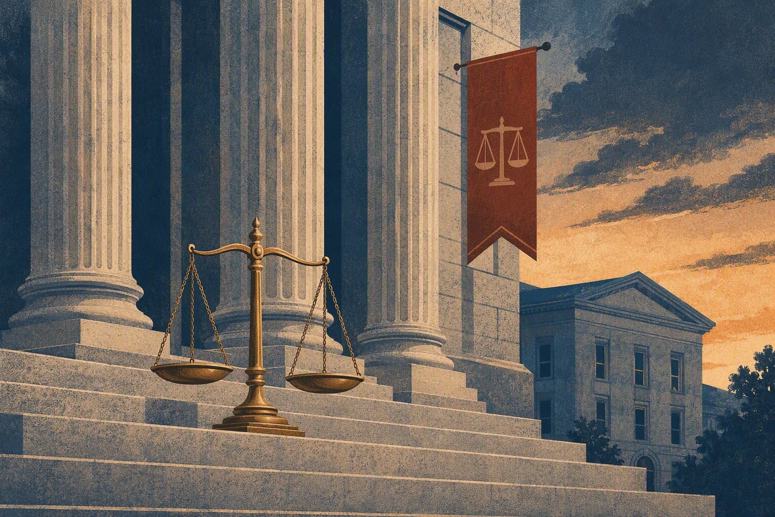 Fort Worth justice - illustration, Jake Team LLC