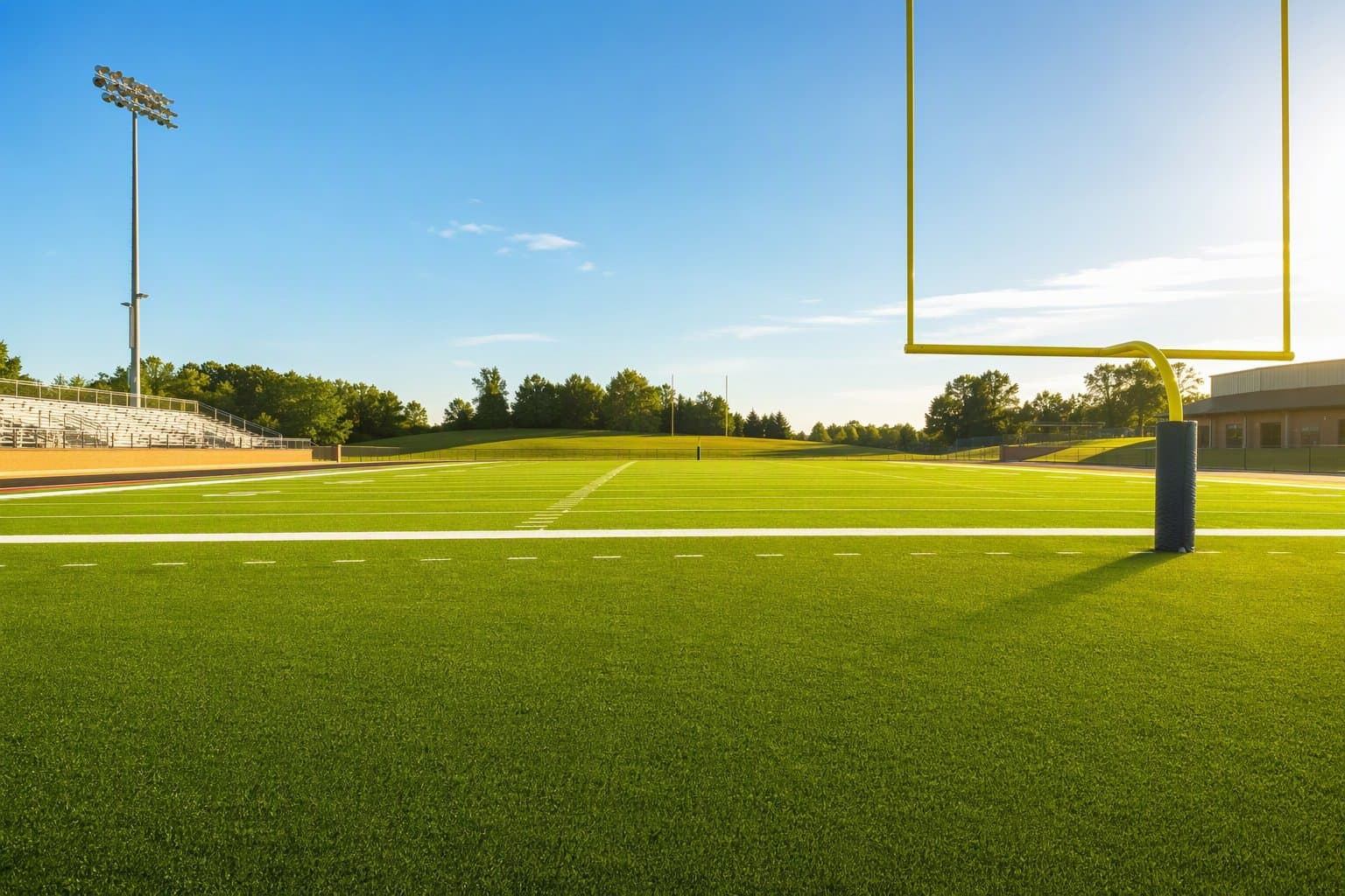 High School Football Field - illustration, Jake Team LLC