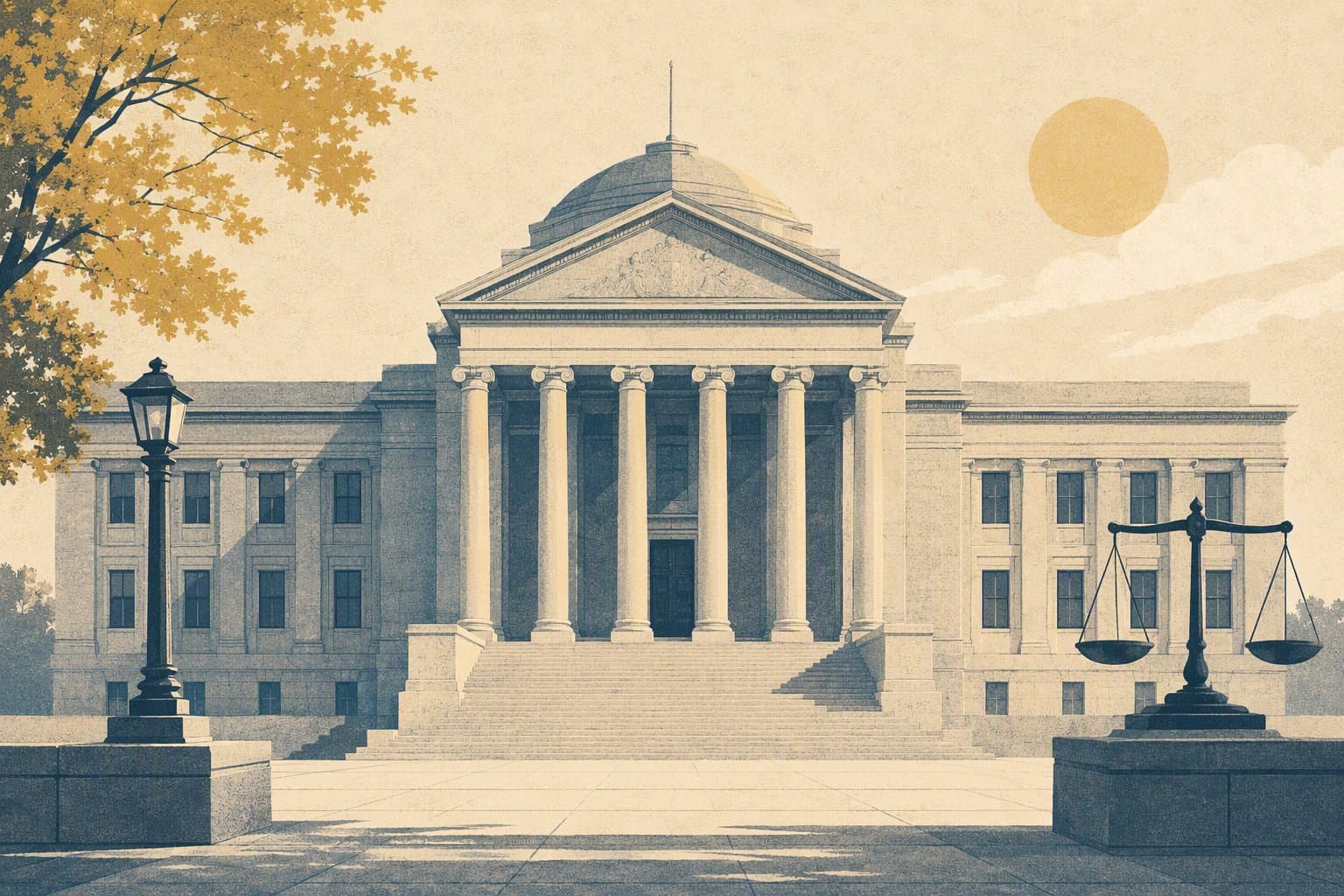 Fort Worth justice - illustration, Jake Team LLC