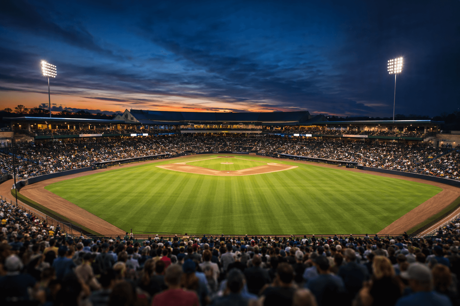 Evening Baseball Game - illustration, Jake Team LLC