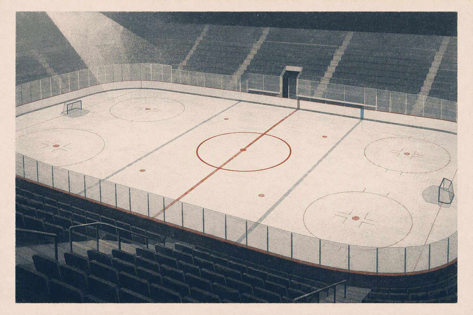 Hockey Arena Atmosphere - illustration, Jake Team LLC