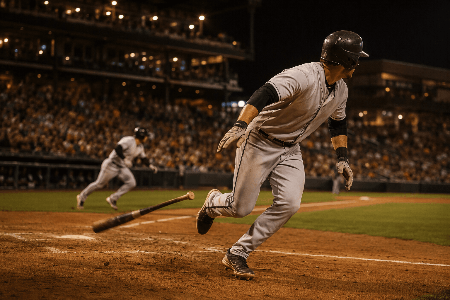 Late baseball rally - illustration, Jake Team LLC